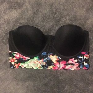 VS PINK long line strapless bra